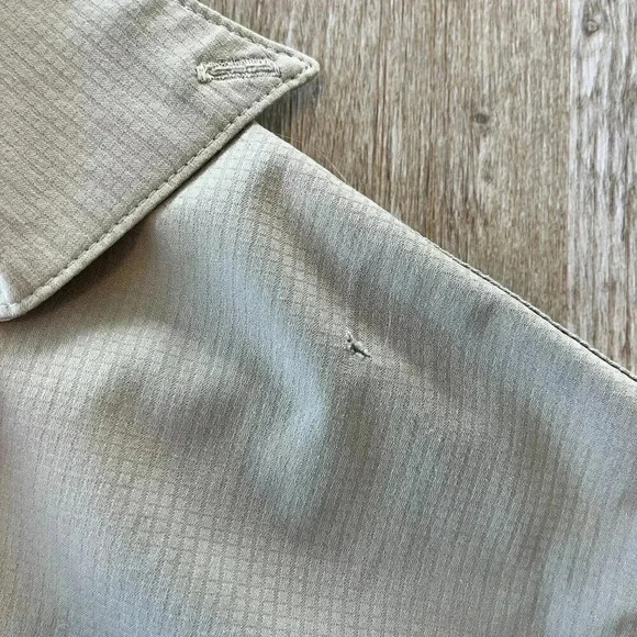Mens Roundtree & Yorke Beige Outdoor Button Up Shirt - 2XT - Picture 4 of 9